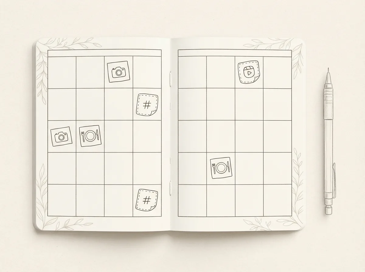 Content Kalender Vorlage Food: So planst du einen Monat vor